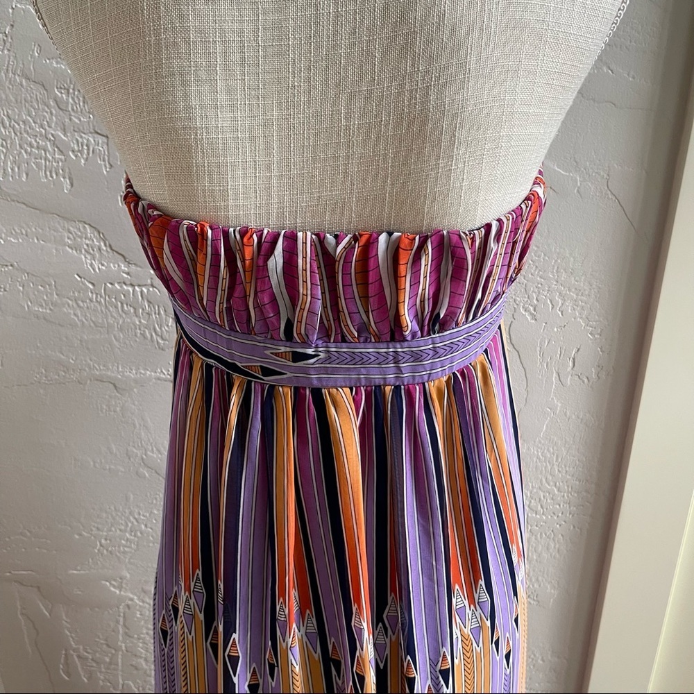 Karlie Boho Strapless Maxi Silhouette Dress Size: Medium‎ - Picture 5 of 10